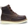 Footwear Wolverine Non-Slip Boots | Wolverine Loader Work Wedge Steel Shank Soft-Toe Work Boot Brown