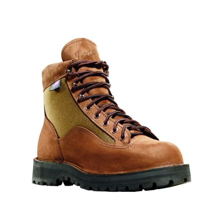 Footwear Danner Hiking | Danner Men'S 6" Danner Light Ii Hiking Boot Brown