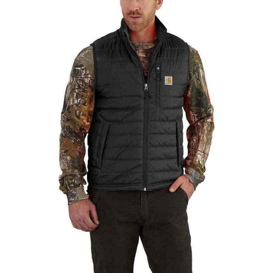 Outerwear Carhartt Vests | Carhartt Mens Gilliam Vest Black