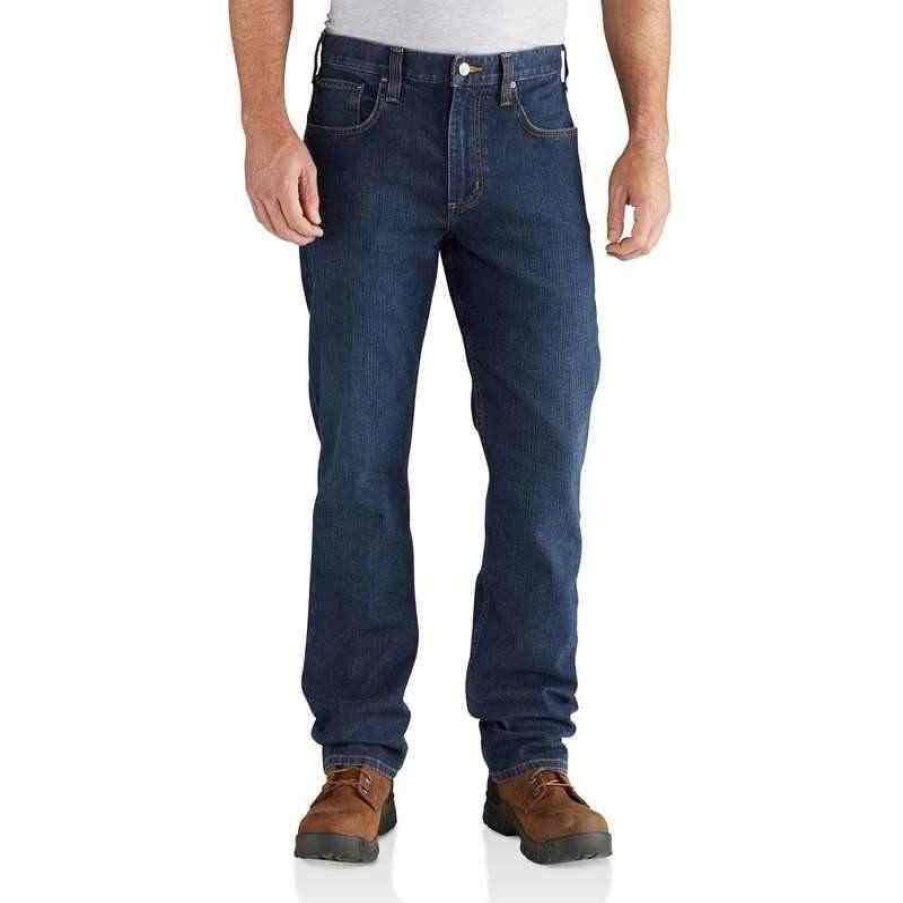 Workwear Carhartt Jeans | Carhartt Mens Rugged Flex Straight Flex Jean