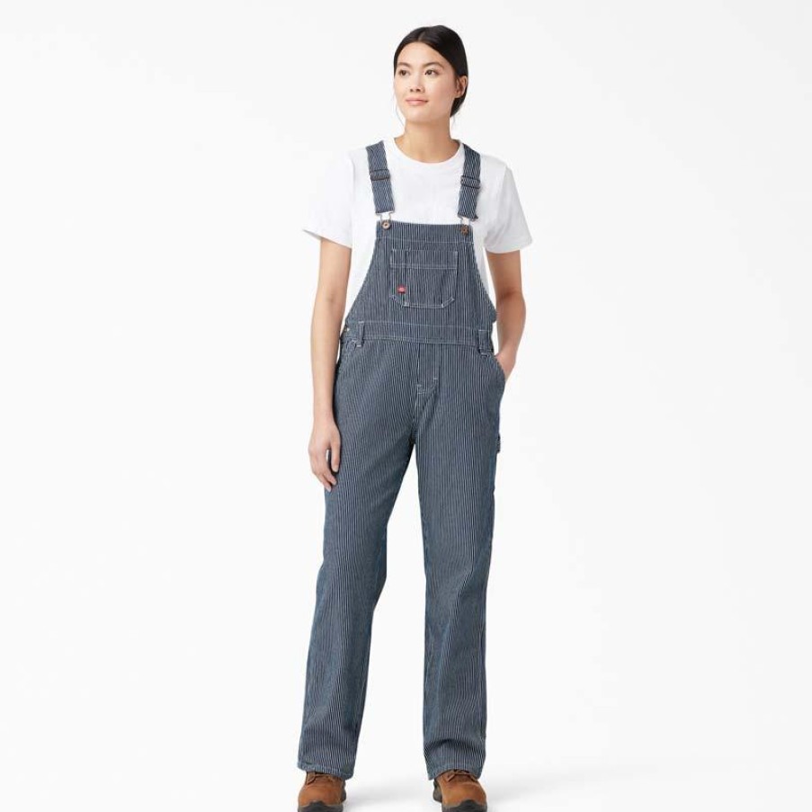 Workwear Dickies Overalls | Dickies Women'S Relaxed Fit Straight Leg Bib Overall