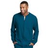 Healthcare Skechers by Barco Lab Coats & Jackets | Skechers By Barco Men'S Structure 3 Pocket Warm Up Scrub Jacket