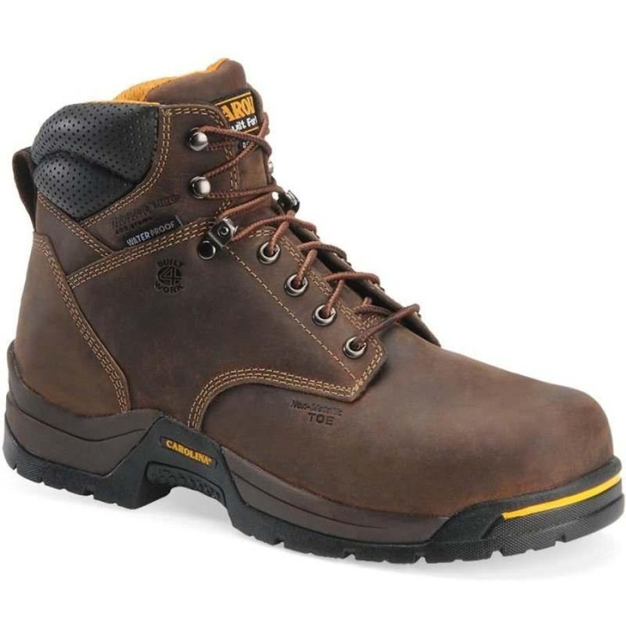 Footwear Carolina Non-Steel Safety Toe | Carolina Men'S Insulated Composite Toe Work Boot Dark Brown