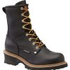 Footwear Carolina Steel Toe | Carolina Men'S 8" Steel Toe Waterproof Logger Boot Black