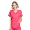 Healthcare Cherokee Workwear Stretch Scrub Tops | Cherokee Workwear Stretch Mock Wrap Scrub Top