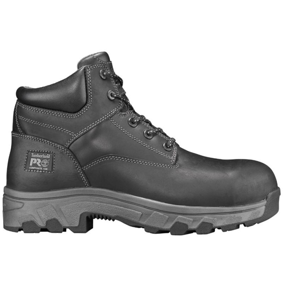 Footwear Timberland Pro Non-Steel Safety Toe | Timberland Pro Men'S 6" Workstead Sd+ Composite Toe Work Boot Black