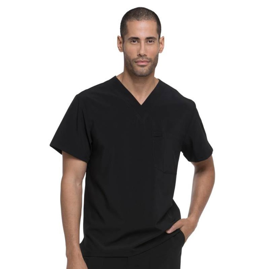 Healthcare Dickies EDS Essentials Scrub Tops | Dickies Eds Essentials Men'S V-Neck Scrub Top