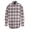 Workwear Wolverine Flame Resistant Shirts | Wolverine Men'S Firezero Flame Resistant Plaid Twill Work Shirt