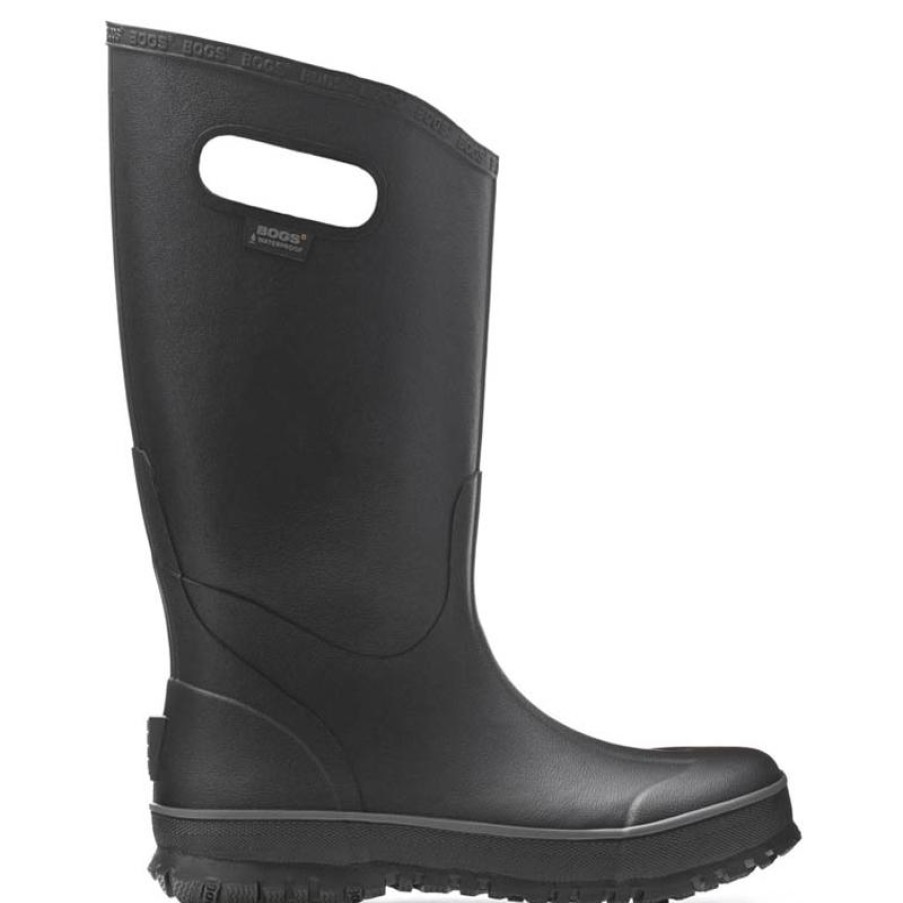 Footwear Bogs Rubber Boots | Bogs Men'S 13" Waterproof Rubber Rain Boot Black