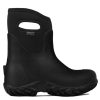 Footwear Bogs Rubber Boots | Bogs Men'S Workman Mid Waterproof Insulated Rubber Boot Black