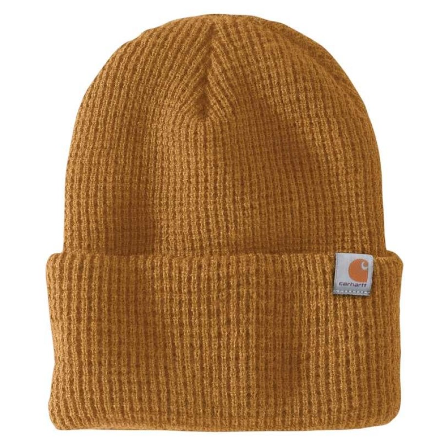 Accessories Carhartt Hi-Visibility | Carhartt Men'S Woodside Waffle Knit Hat