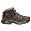 Footwear KEEN Utility Non-Slip Boots | Keen Utility Men'S Detroit Xt Waterproof Soft Toe Mid Hiker Black Olive/Leather Brown