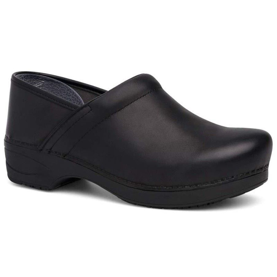 Footwear Dansko Non-Slip Healthcare | Dansko Men'S Xp 2.0 Burnished Nubuck Clog Black