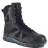 Footwear Reebok Non-Slip Boots | Reebok Men'S 8" Sublite Cushion Tactical Waterproof Composite Toe Boot Black