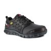 Footwear Reebok Athletic | Reebok Work Men'S Met Guard Athletic Work Oxford Black