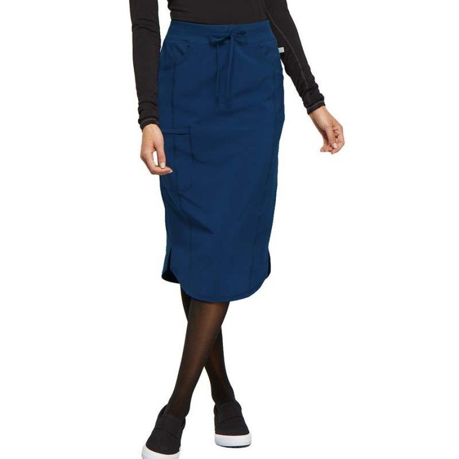 Healthcare Infinity Dresses & Skirts | Infinity Women'S Tapered Drawstring Scrub Skirt