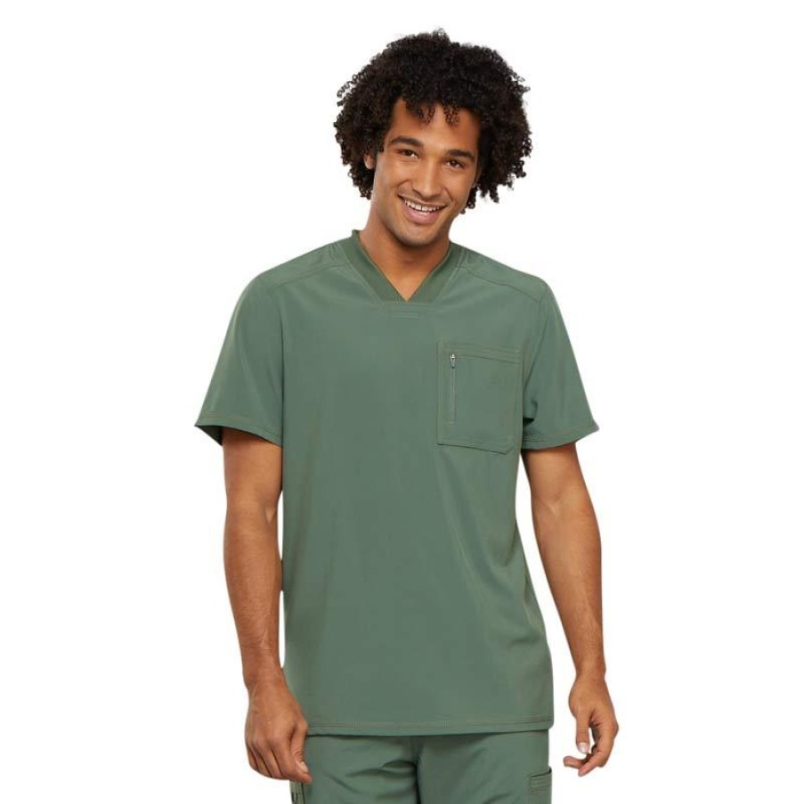 Healthcare Infinity Scrub Tops | Infinity Men'S V-Neck Scrub Top