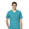 Healthcare Wonderwink W123 Scrub Tops | Wonderwink W123 Men'S V-Neck Scrub Top