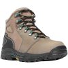 Footwear Danner Non-Steel Safety Toe | Danner Women'S 4" Vicious Waterproof Composite Toe Hiker Brown/Green