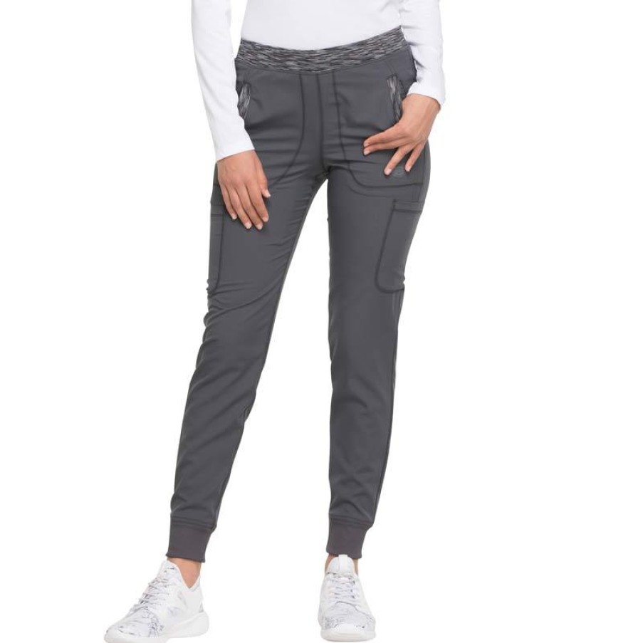 Healthcare Dickies Dynamix Scrub Pants | Dickies Dynamix Women'S Natural Rise Jogger Scrub Pant