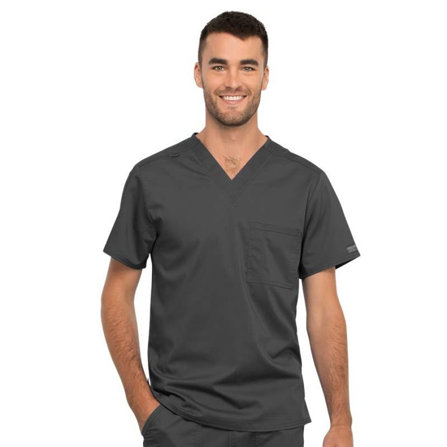 Healthcare Cherokee WW Revolution Scrub Tops | Cherokee Workwear Revolution Unisex V-Neck Scrub Top