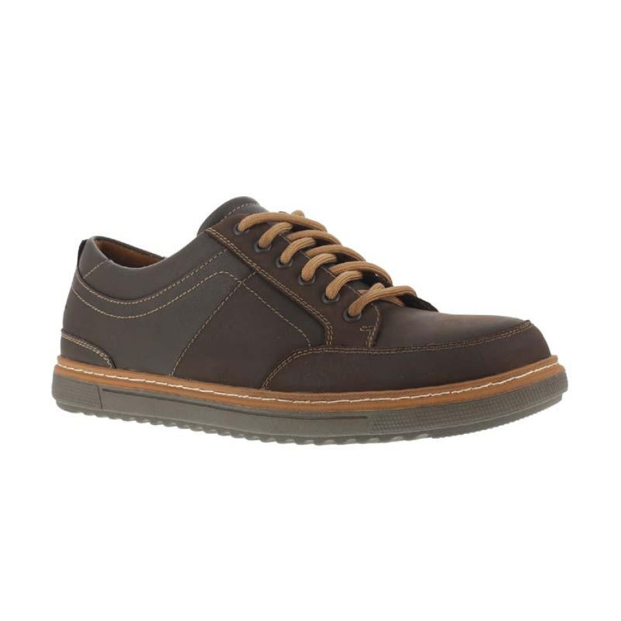 Footwear Florsheim Oxfords | Florsheim Work Men'S Gridley Steel Toe Esd Casual Work Oxford Brown