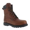 Footwear Iron Age Non-Steel Safety Toe | Iron Age Men'S 8" Hauler Composite Toe Waterproof Work Boot Brown