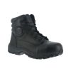 Footwear Iron Age Work Boots | Iron Age Men'S 6" Ground Finish Steel Toe Work Boot Black