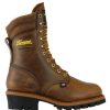 Footwear Thorogood Non-Slip Boots | Thorogood Men'S Logger Series 9" Waterproof Insulated Steel Toe Looger Boot Brown