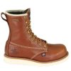 Footwear Thorogood Non-Slip Boots | Thorogood Mens American Heritage 8" Composite Toe Waterproof Wedge Work Boot Tobacco