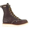 Footwear Thorogood Non-Slip Boots | Thorogood Mens 1957 Series 8" Waterproof Moc Toe Wedge Work Boot Briar Pitstop