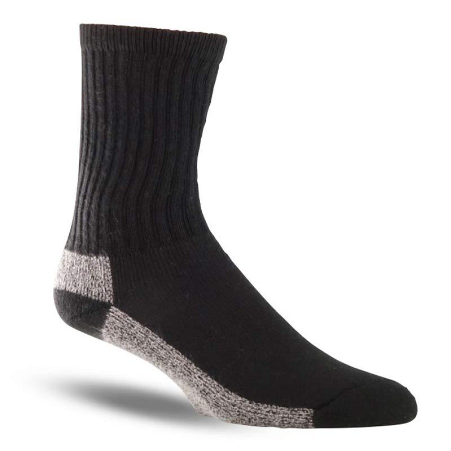 Accessories Thorogood Socks | Thorogood 3-Pack Crew Socks With Coolmax Black