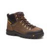 Footwear CAT Footwear Non-Slip Boots | Caterpillar Men'S Threshold Waterproof Steel Toe Hiker Real Brown