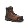 Footwear CAT Footwear Non-Steel Safety Toe | Caterpillar Men'S Excavator Xl 6" Waterproof Composite Toe Work Boot Dark Brown