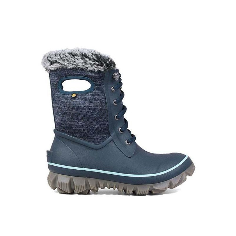 Footwear Bogs Non-Slip Boots | Bogs Women'S Arcata Knit Waterproof Winter Boot