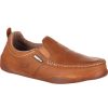 Footwear Georgia Boot Slip-Ons | Georgia Boot Men'S Cedar Falls Moc Toe Slip On Light Brown