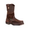 Footwear Georgia Boot Wellington | Georgia Boot Men'S 10" Georgia Athens Waterproof Wellington Work Boot Medium Brown