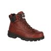 Footwear Georgia Boot Steel Toe | Georgia Boot Men'S 6" Eagle Light Wide Load Steel Tow Work Boot Hiker Dark Brown