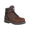 Footwear Georgia Boot Steel Toe | Georgia Boot Men'S 6" Brookville Steel Toe Waterproof Work Boot Dark Brown