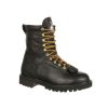 Footwear Georgia Boot Logger | Georgia Boot Men'S 8" Waterproof Low-Heel Logger Boot Black