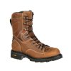 Footwear Georgia Boot Logger | Georgia Boot Men'S 8" Comfort Core Waterproof Low Heel Logger Work Boot Light Brown