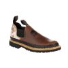 Footwear Georgia Boot Slip-Ons | Georgia Boot Men'S Georgia Giant Low Romeo Slip On Desert Camo