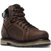 Footwear Danner Steel Toe | Danner Men'S 6" Steel Yard Steel Toe Waterproof Work Boot Brown