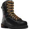 Footwear Danner Met Guard | Danner Men'S 8" Quarry Usa Waterproof Met Guard Alloy Toe Work Boot Black