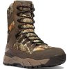 Footwear Danner Hiking | Danner 8" Men'S Vital Waterproof Insulated Camouflage Hunting Boot Realtree Edge