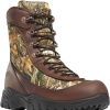 Footwear Danner Hiking | Danner 8" Men'S Element Waterproof Insulated Camouflage Hunting Boot Realtree Edge