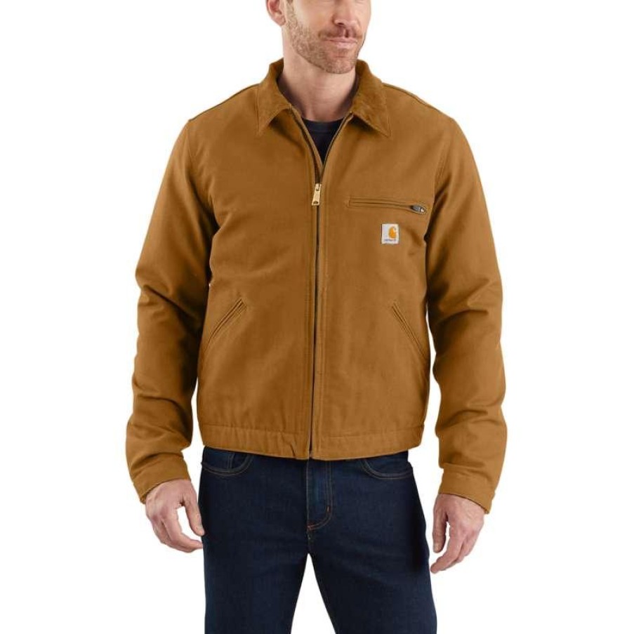 Outerwear Carhartt Jackets | Carhartt Men'S Blanket Lined Detroit Jacket