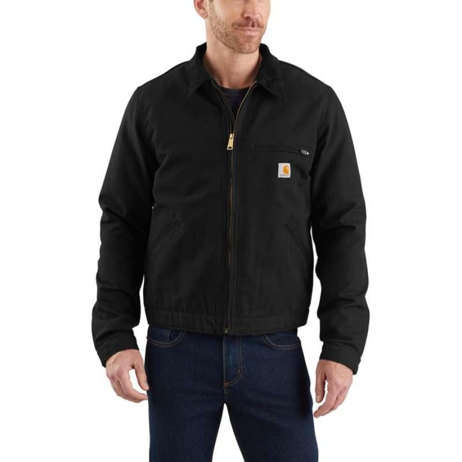 Outerwear Carhartt Jackets | Carhartt Men'S Blanket Lined Detroit Jacket