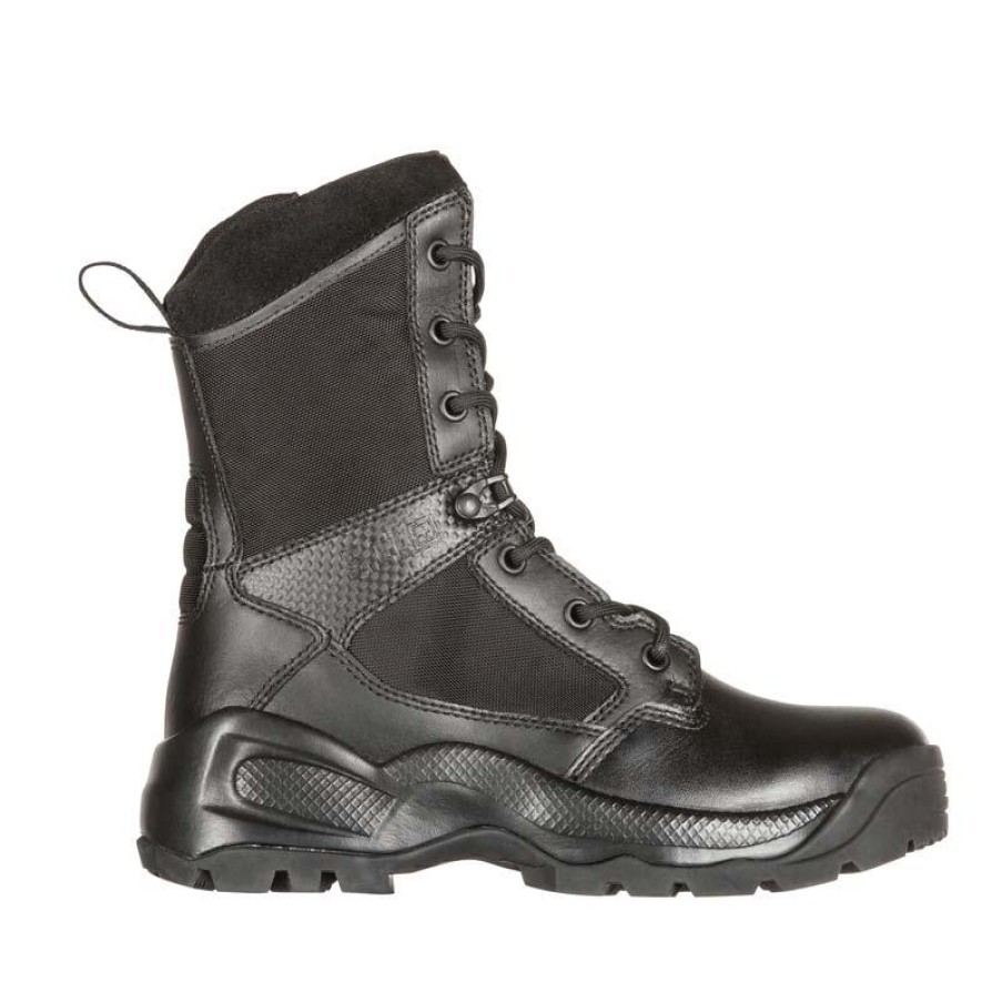 Footwear 5.11 Tactical Tactical | 5.11 Tactical Women'S 8" A.T.A.C. 2.0 Side Zip Tactical Boot Black