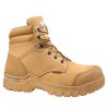 Footwear Carhartt Non-Steel Safety Toe | Carhartt Rugged Flex Men'S 6" Waterproof Composite Toe Work Boot Wheat